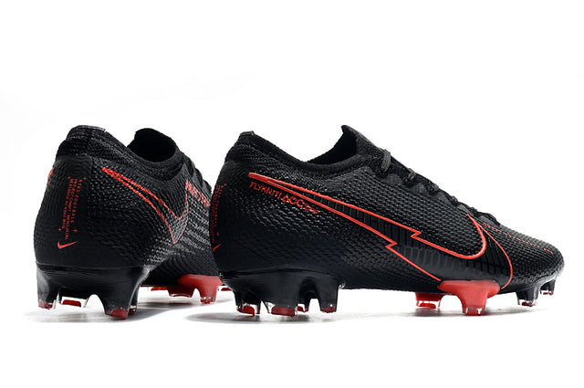 Nike Mercurial Vapor 13 Elite FG Football Boots Black and Red - Low
