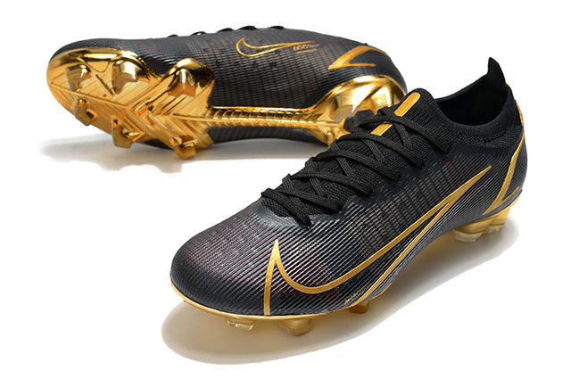 Nike Mercurial Vapor 14 Elite FG Football Boots Black/Gold - Low