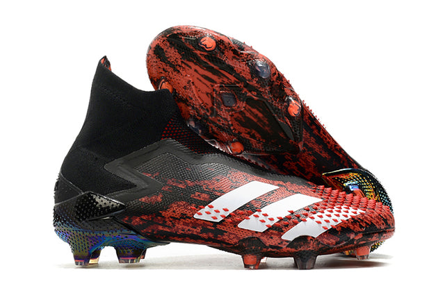 Adidas Predator Mutator+ FG Soccer Cleats – High Top – Black/Red