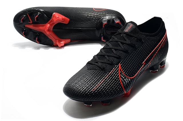 Nike Mercurial Vapor 13 Elite FG Football Boots Black and Red - Low