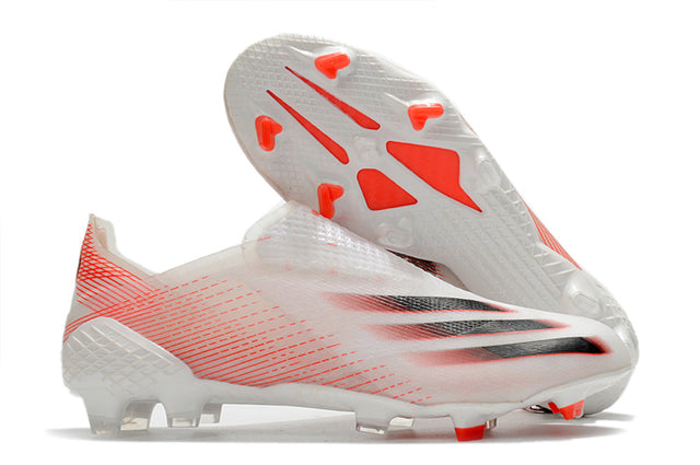 Adidas X Ghosted FG Soccer Cleats – White/Red