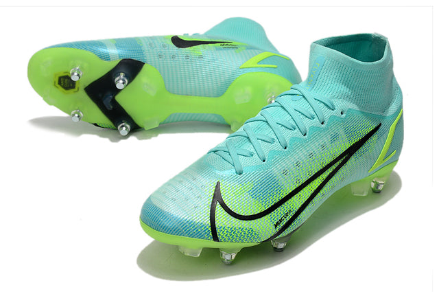 Nike Mercurial Superfly VIII Elite SG-PRO Anti-Clog Turf Soccer Cleat - Green