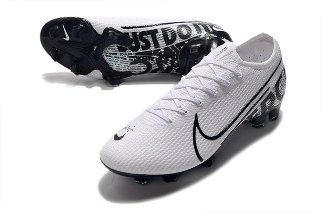 Nike Mercurial Vapor 13 Elite FG - White and Black - Low