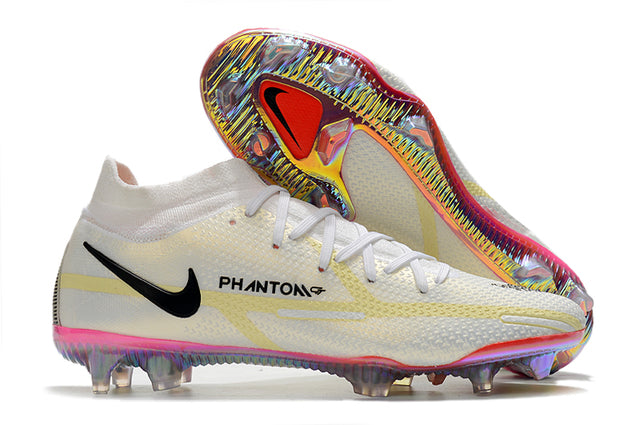 Nike Phantom GT2 Elite FG Soccer Cleats – Mid Top – Gold