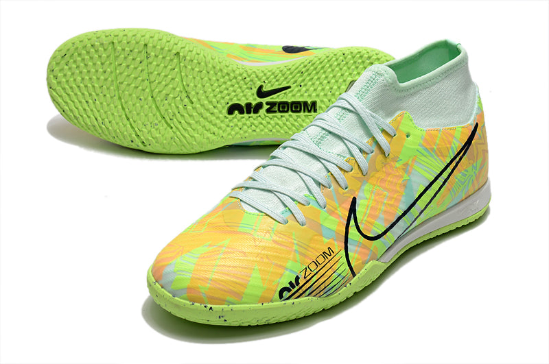 Nike Air Zoom Superfly 9 TF Futsal Boot - Green - High Top