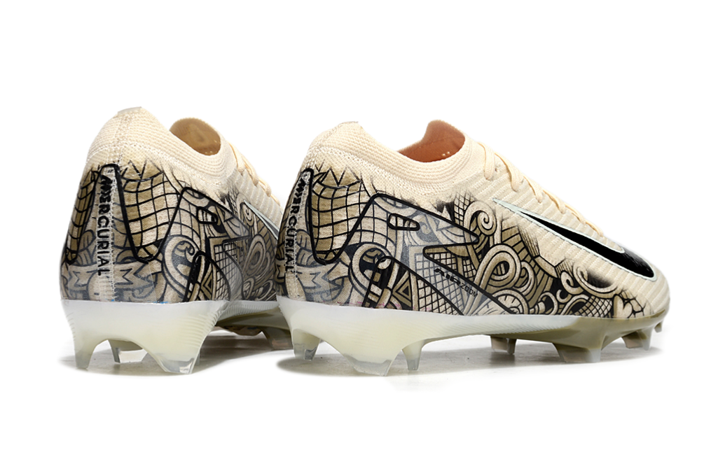 Nike Air Zoom Mercurial Vapor 16 Elite FG - Mens Soccer Cleats - Firm Ground - Black/White/Black