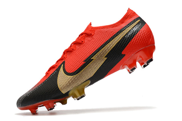 Nike Mercurial Vapor 13 Elite FG Football Boots Red/Black/Gold - Low