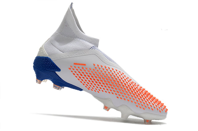 Adidas Predator Mutator+ FG Soccer Cleats – High Top – White/Blue