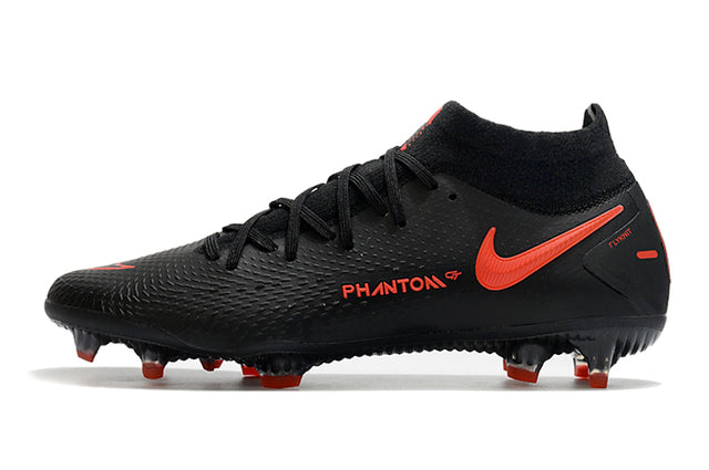 Nike Phantom GT Elite Dynamic Fit FG Soccer Cleats – High Top – Black/Red