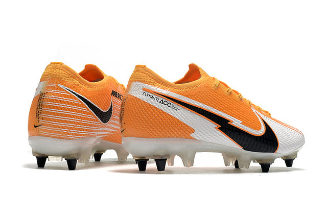 Nike Mercurial Vapor 13 Elite SG-PRO Anti-Clog White and Orange Football Boots