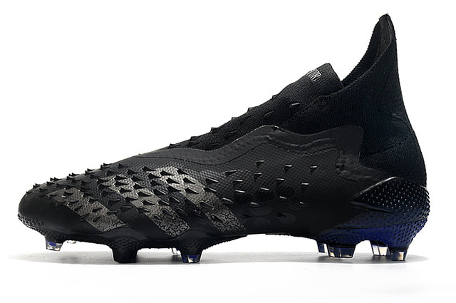 Adidas Predator Freak+ FG Soccer Cleats – High Top – Black/Blue
