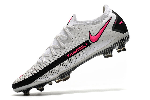 Nike Phantom GT Elite FG Soccer Cleats – Low Top – White/Pink