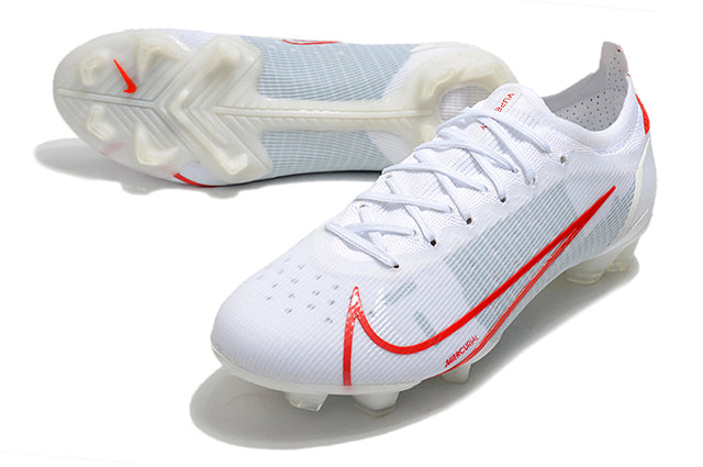Nike Mercurial Vapor 14 Elite FG White and Red - Low