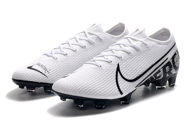 Nike Mercurial Vapor 13 Elite FG - White and Black - Low