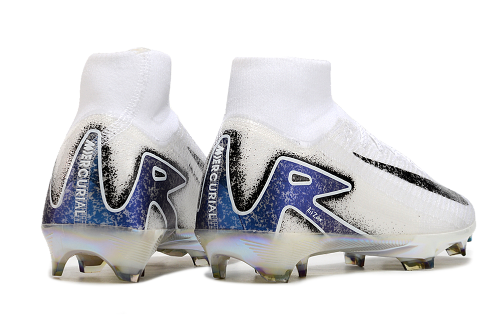 Nike Air Zoom Mercurial Superfly 10 Elite FG - Mens Soccer Cleats - Firm Ground - Black/White/Black