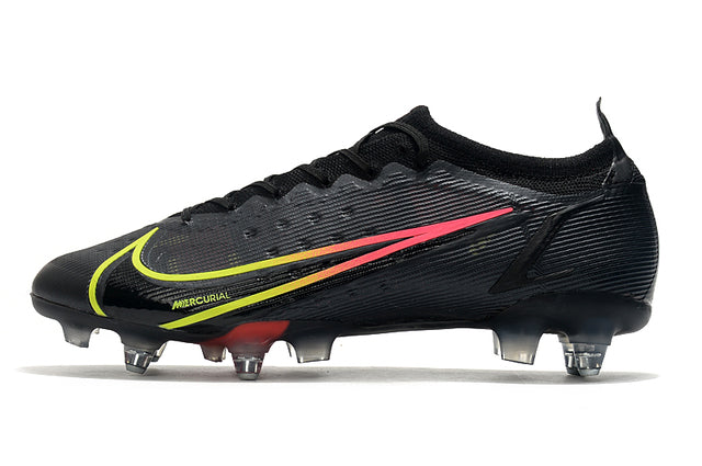 Nike Mercurial Vapor XIV Elite SG PRO Anti Clog Firm-Ground Soccer Cleats - Black/Yellow