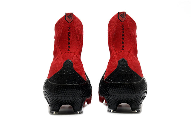 Adidas Predator Mutator+ FG Soccer Cleats – High Top – Black/Red/White