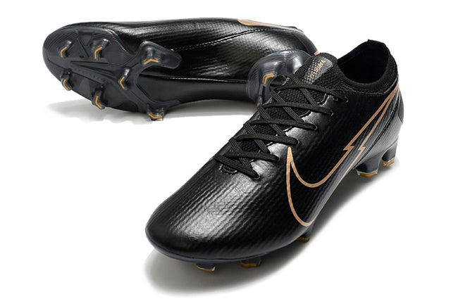 Nike Mercurial Vapor 13 Elite FG Football Boots Black/Gold - Low