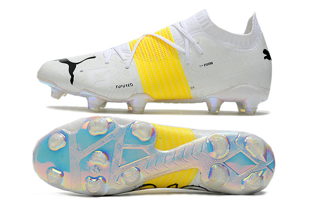 Puma Future Z FG Soccer Cleats – White/Yellow