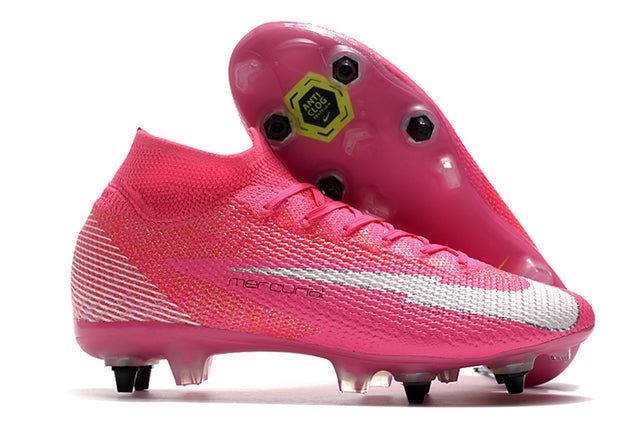 Nike Mercurial Superfly 7 Elite SG-PRO Anti-Clog Pink - High Top