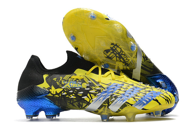 Adidas Predator Freak .1 FG Soccer Cleats – Low Top – Xmen/Black/Yellow/Blue