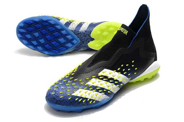 Adidas Predator Freak + FG Soccer Cleats Black/Blue - High