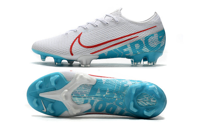 Nike Mercurial Vapor 13 Elite FG - Blue and White - Low