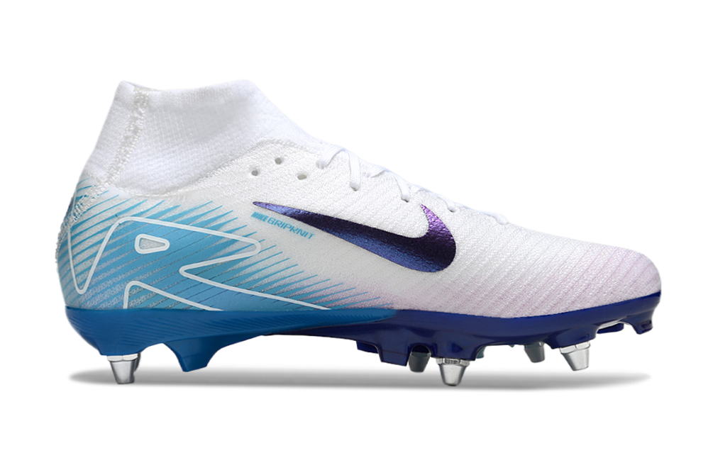 Nike Air Zoom Mercurial Superfly 10 SG Elite FG - Mens Soccer Cleats - Firm Ground - Black/White/Black