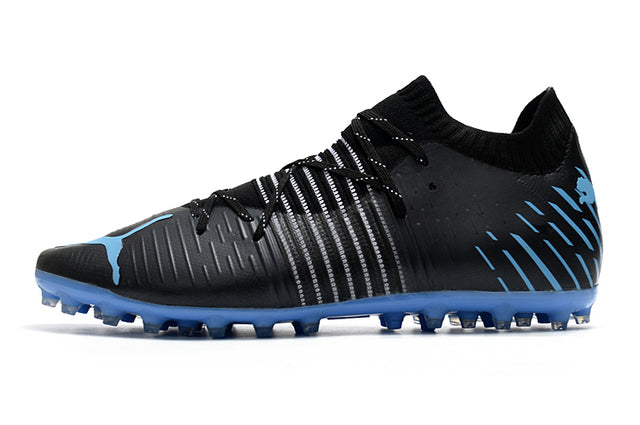 Puma Future Z FG Firm-Ground Soccer Cleats - Black/Blue (Low)