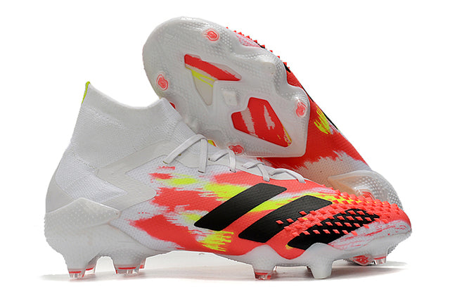 Adidas Predator Mutator .1 FG Soccer Cleats – High Top – White/Red
