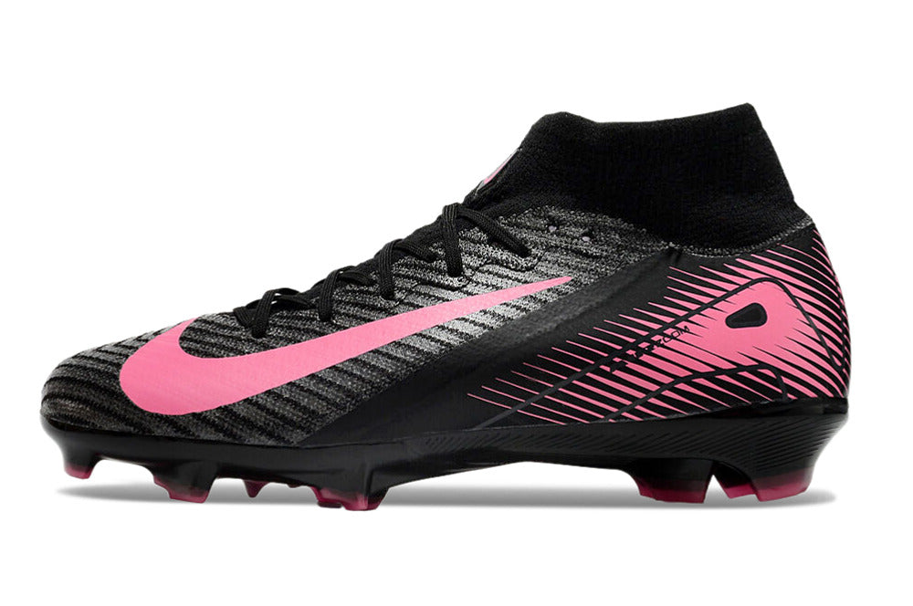 Nike Air Zoom Mercurial Superfly 10 Elite FG - Mens Soccer Cleats - Firm Ground - Black/White/Black