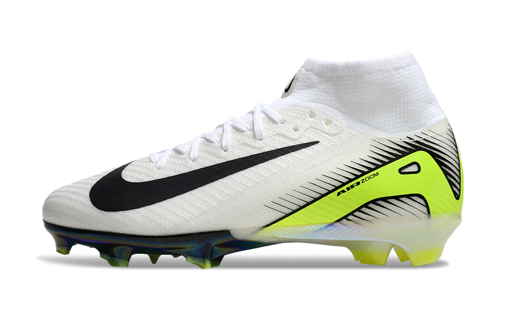 Nike Air Zoom Mercurial Superfly 10 Elite FG - Mens Soccer Cleats - Firm Ground - Black/White/Black
