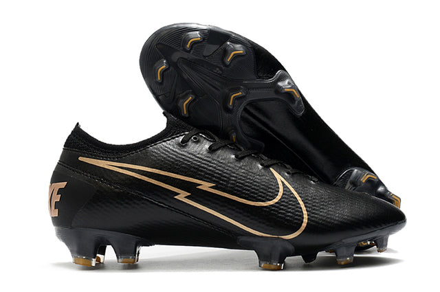 Nike Mercurial Vapor 13 Elite FG Football Boots Black/Gold - Low