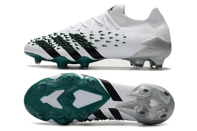 Adidas Predator Freak .1 FG Soccer Cleats – Low Top – White/Green