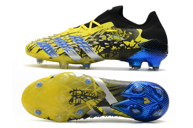 Adidas Predator Freak .1 FG Soccer Cleats – Low Top – Xmen/Black/Yellow/Blue