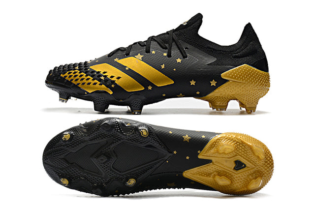 Adidas Predator Mutator+ FG Soccer Cleats – Low Top – Black/Gold