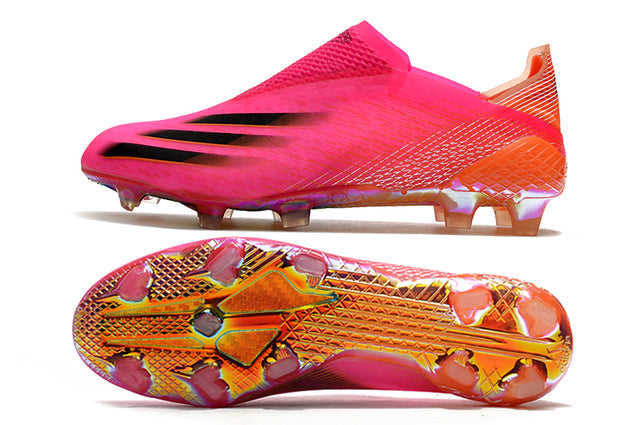 Adidas X Ghosted FG Soccer Cleats – Pink/Orange
