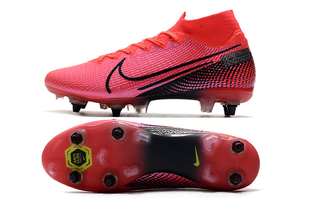 Nike Mercurial Superfly 7 Elite SG-PRO Anti-Clog Traction Football Boots-PRO Anti Clog Red Limited - Cano Alto