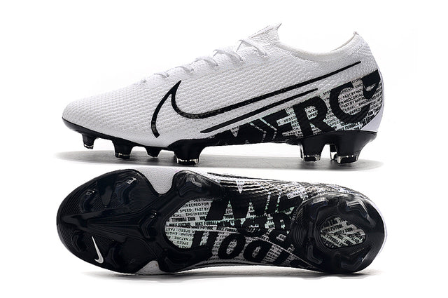 Nike Mercurial Vapor 13 Elite FG - White and Black - Low