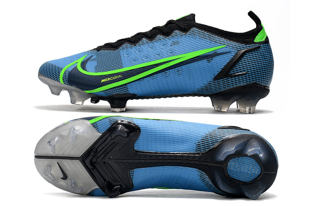 Nike Mercurial Vapor 14 Elite FG - Blue/Green - Low