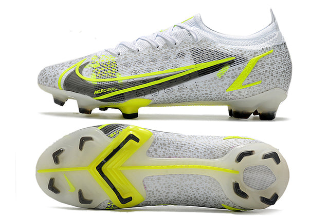 Nike Mercurial Vapor 14 Elite FG - Grey and Green - Low