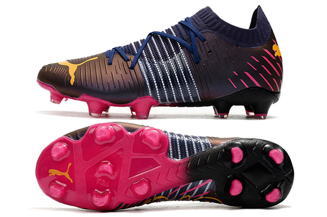 Puma Future Z FG Soccer Cleats – Black/Pink/Orange