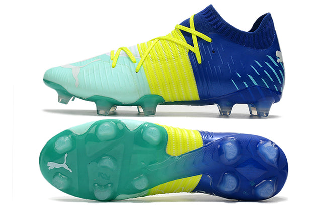 Puma Future Z FG Soccer Cleats – Blue/Yellow/Green