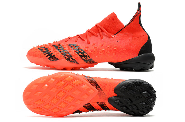Adidas Predator Freak.1 FG Firm-Ground Soccer Cleats - Red (High-Top)