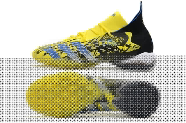 Adidas Predator Freak.1 FG X-Men Firm-Ground Soccer Cleats - Black/Yellow/Blue (High-Top)