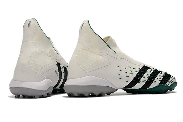 Adidas Predator Freak+ FG Soccer Cleats – High Top – White/Green