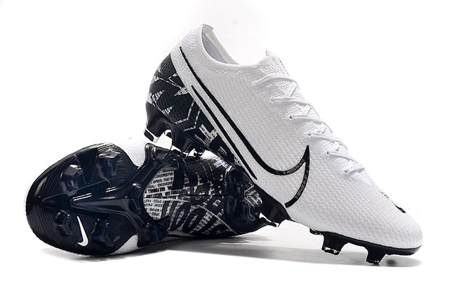 Nike Mercurial Vapor 13 Elite FG - White and Black - Low