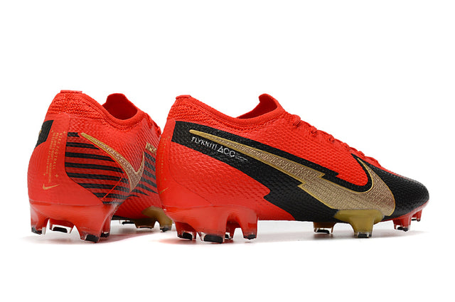 Nike Mercurial Vapor 13 Elite FG Football Boots Red/Black/Gold - Low
