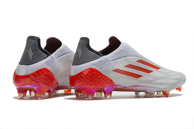 Adidas X SpeedFlow FG White and Orange Field Boots