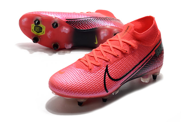 Nike Mercurial Superfly 7 Elite SG-PRO Anti-Clog Traction Football Boots-PRO Anti Clog Red Limited - Cano Alto